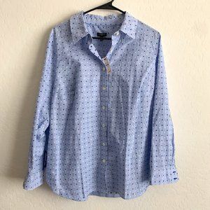 NWT Talbots Swiss Dot Shirt
